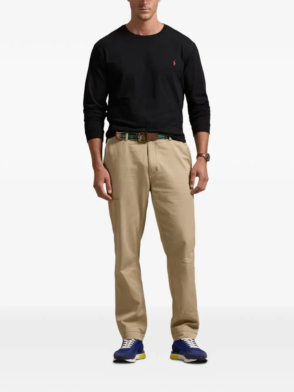Футболка с длинными рукавами Polo Ralph Lauren, черный — фото 2