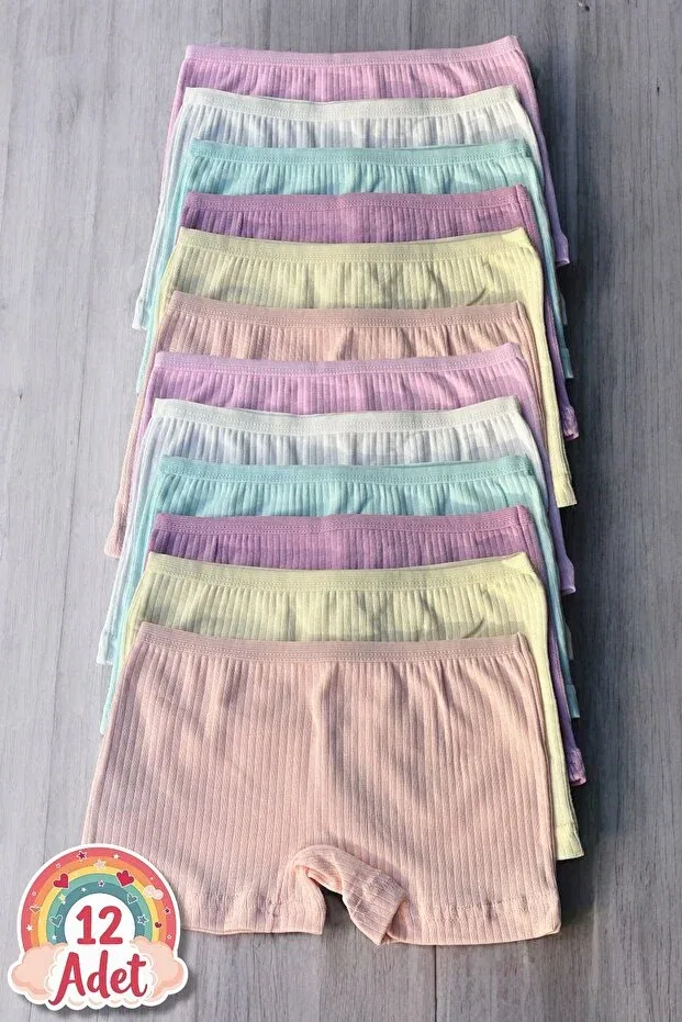 Детские шорты для девочек хлопковые комплект из 6 штук Basics Dondeza, Multicolor