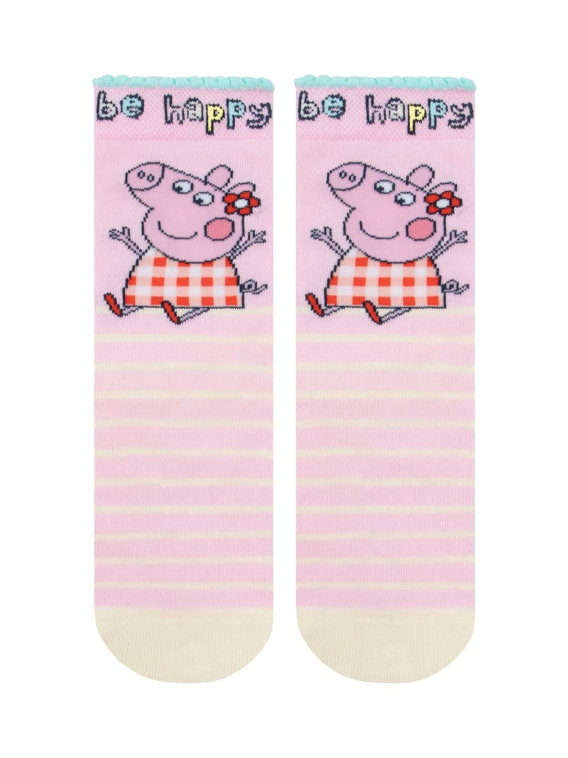 Носки Peppa Pig 3 пары Character, розовый — фото 3