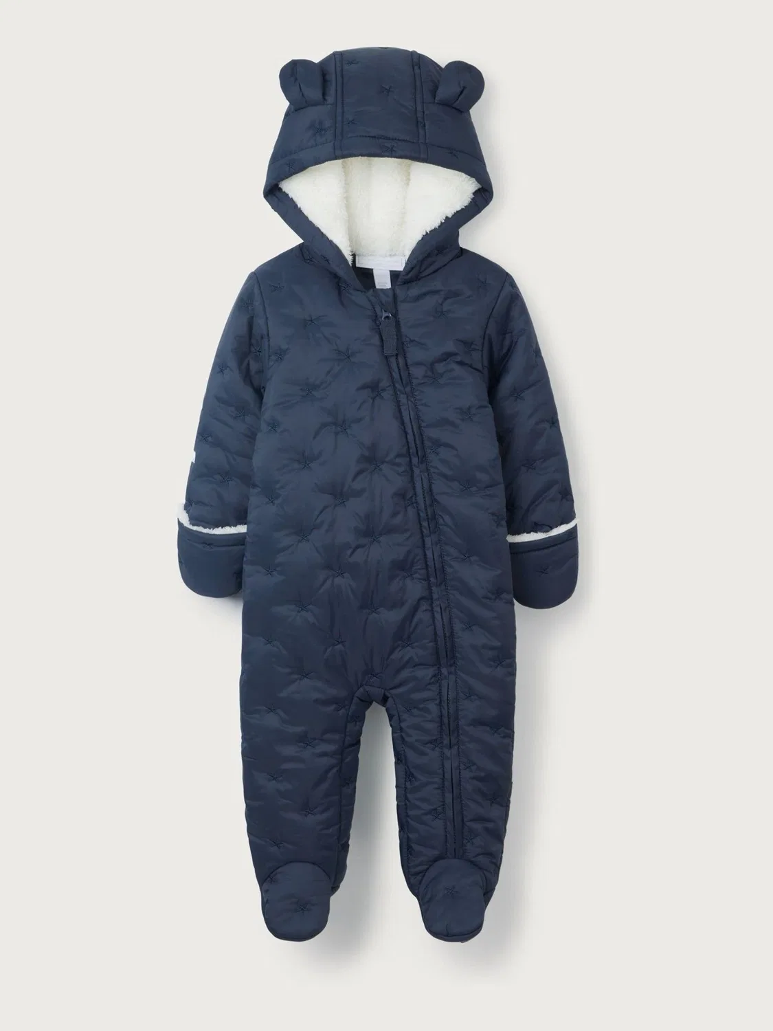 Комбинезон-конверт Star Quilted The White Company, синий — фото 3