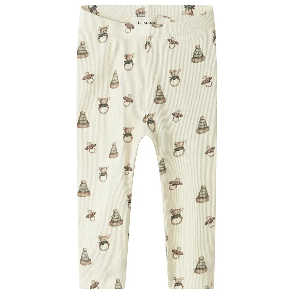 Леггинсы Name It Gavo Elf Slim LilAtelier, бежевый
