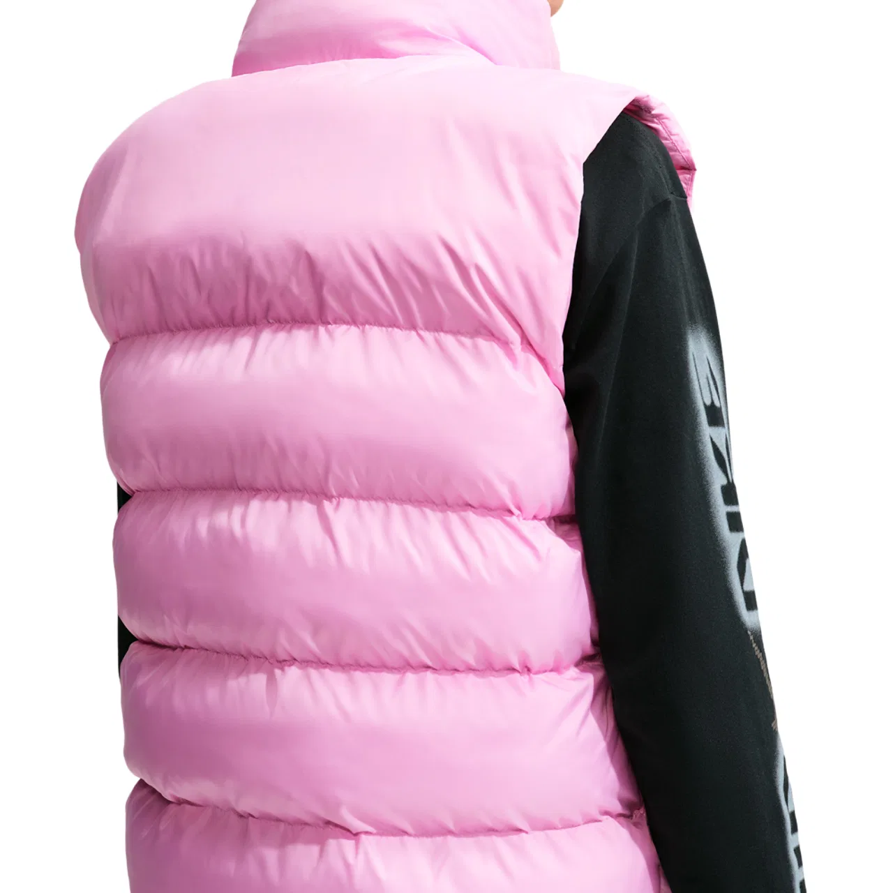 Женский жилет с утеплителем, свободного кроя, Nike Therma-FIT Synthetic Classic, Nike, Pink Rise/Sail — фото 2