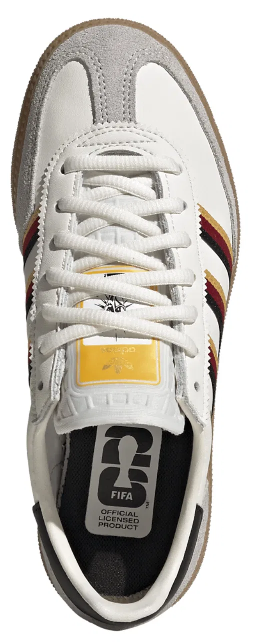 Кеды для мальчиков Handball Spezial Adidas, белый/желтый — фото 4