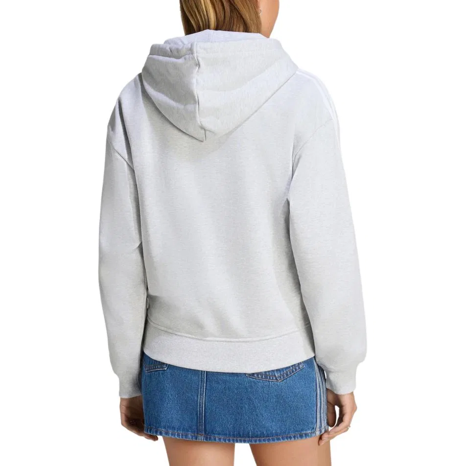 Женская куртка с капюшоном Adidas Originals, Light Heather Gray — фото 4