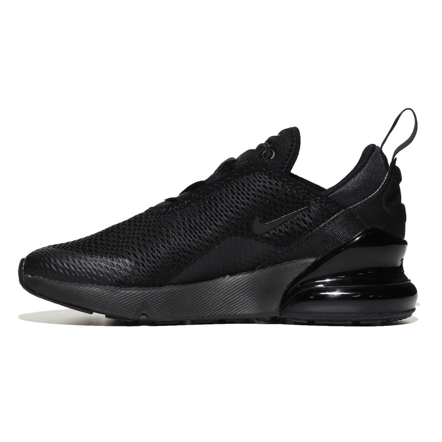 Кроссовки Air Max 270 (для маленьких детей) Nike Kids, Black/Black/Black — фото 3