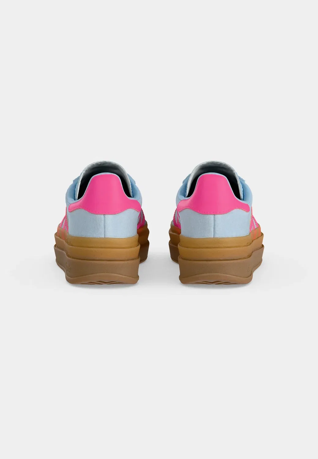 Кроссовки Gazelle Bold унисекс Adidas Originals, Clear Sky/Lucid Pink/Gold-Coloured Metallic — фото 4
