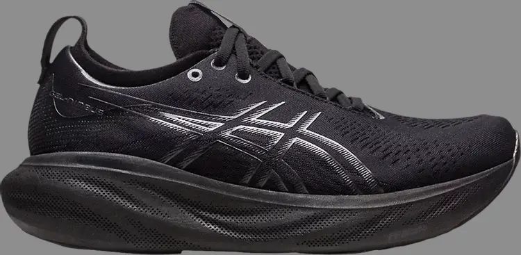 

Кроссовки wmns gel nimbus 25 'triple black' Asics, черный