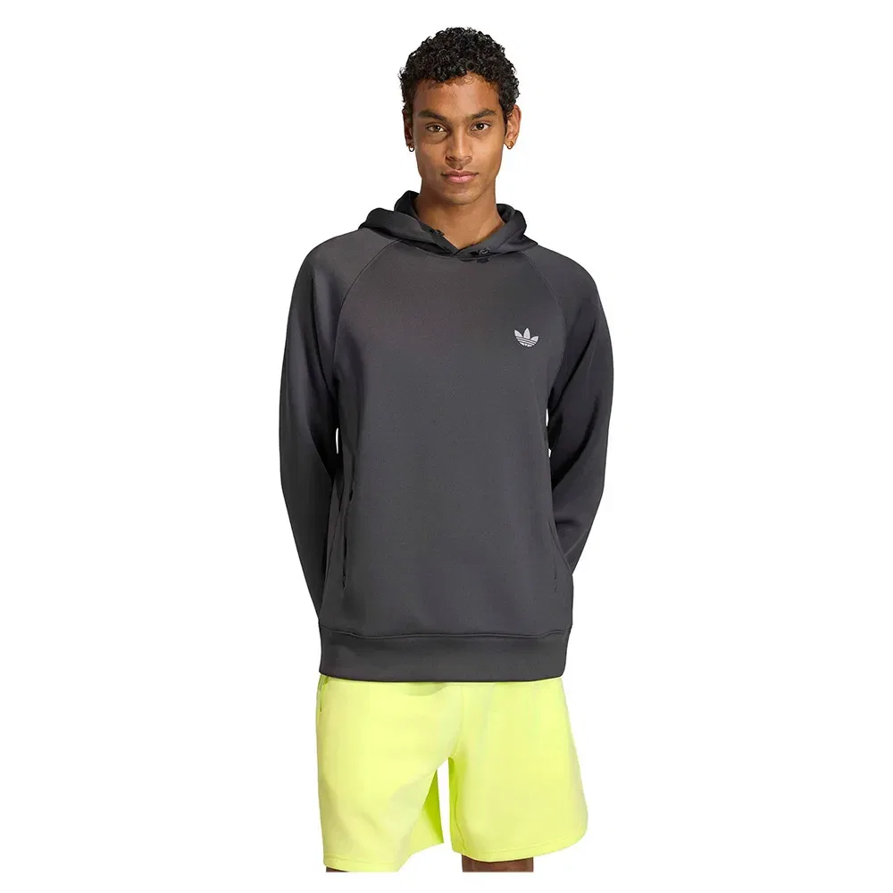Худи Adidas Originals Trefoil Essentials Spacer, серый