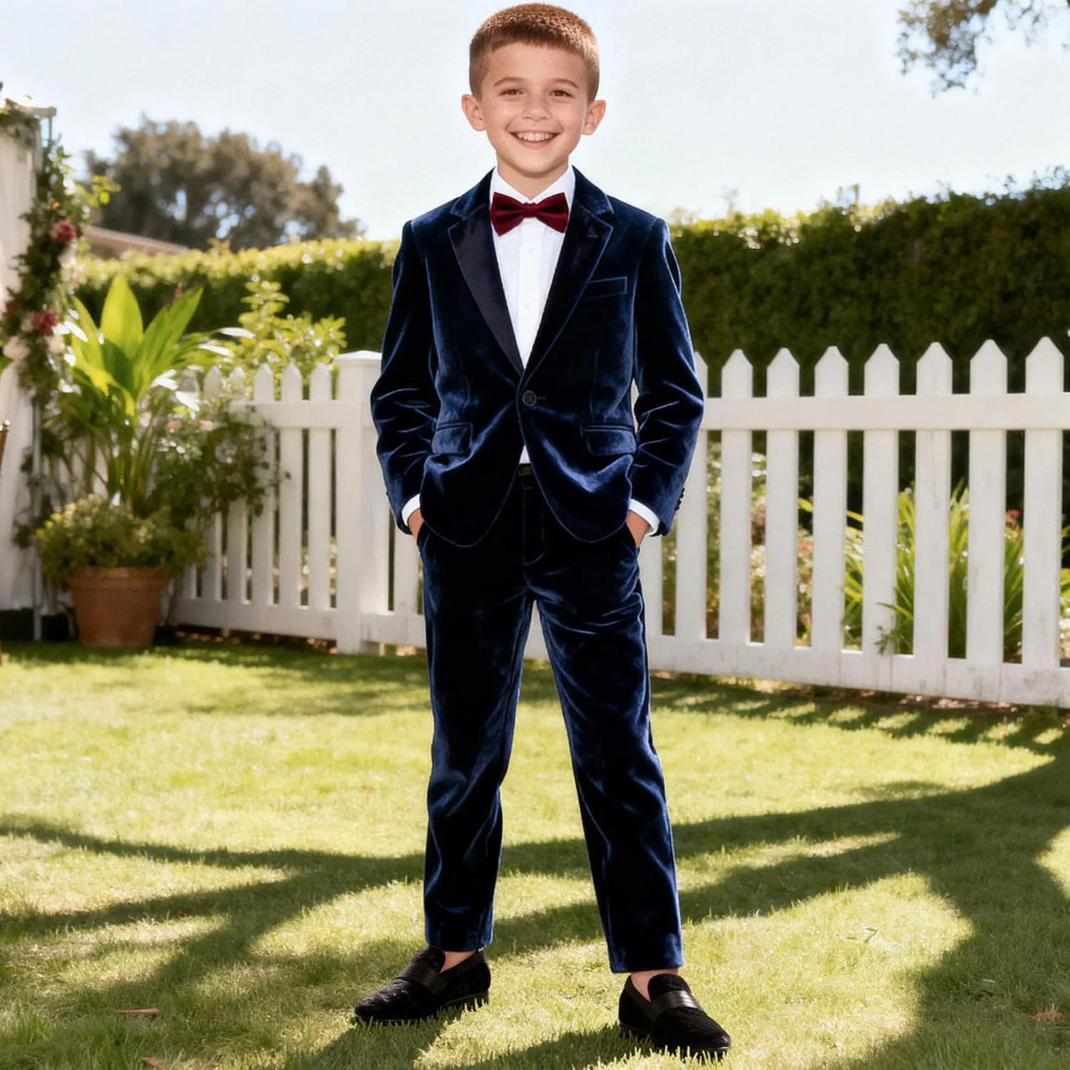 Детские туфли-лоферы для мальчиков Tuxedo Loafers Bruno Marc, Black — фото 2