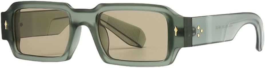 

Черные и зеленые модные солнцезащитные очки для женщин с защитой от УФ-излучения UV400, унисекс, квадратная оправа, солнцезащитные очки для мужчин MUTYNE, Green With Brown