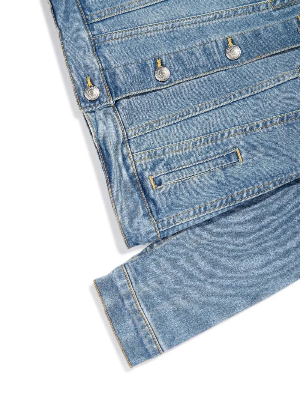 Джинсовая куртка на пуговицах Levi'S Kids, синий — фото 3