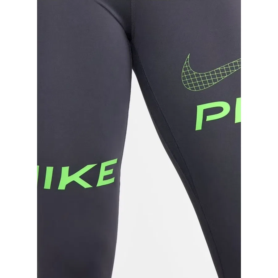 Спортивные леггинсы с графическим принтом Nike Pro Dri-Fit, Фиолетовый — фото 3
