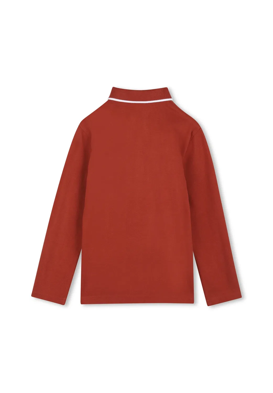 Polo manches longues - рубашка поло Boss Kidswear, Rouge — фото 2