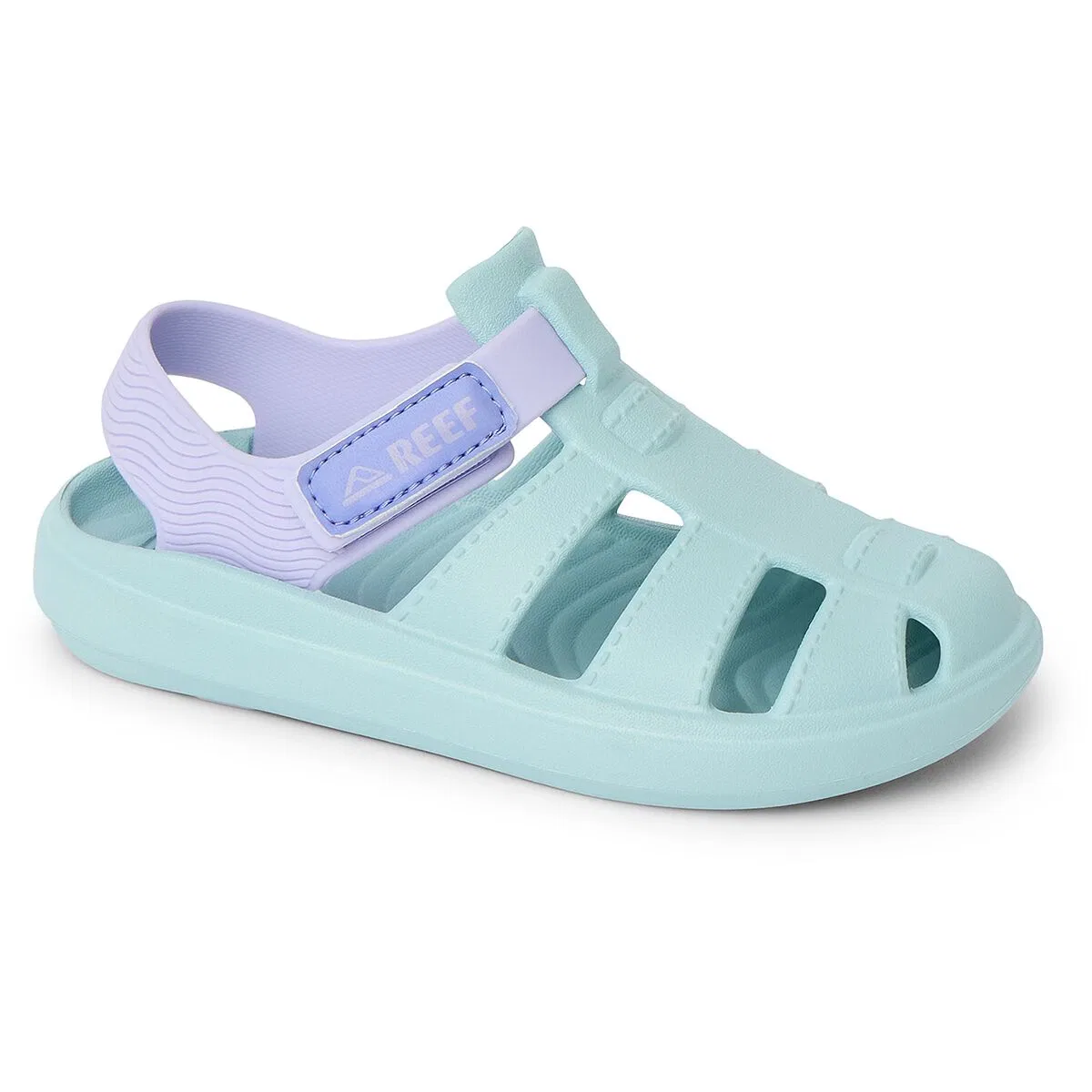 Детские сандалии для мальчиков с закрытым носом Totally Beachin Sandal Reef, Glitter Blue — фото 4