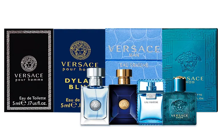 Мужской набор пробников ароматов VERSACE, 4 x 5 мл