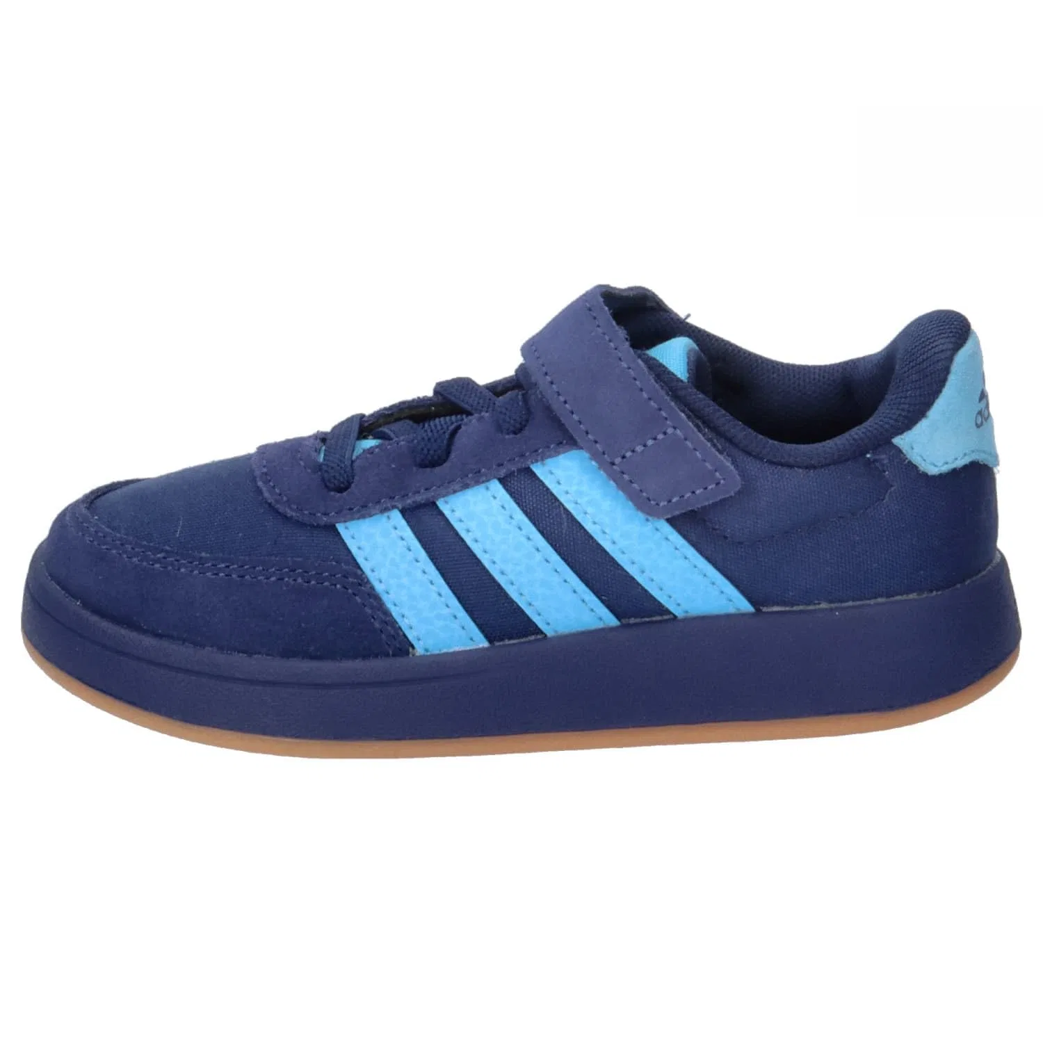 Детские кроссовки для мальчиков с шнуровкой-резинкой Breaknet 2.0 Shoes Kids Adidas, Legendary Ink — фото 2
