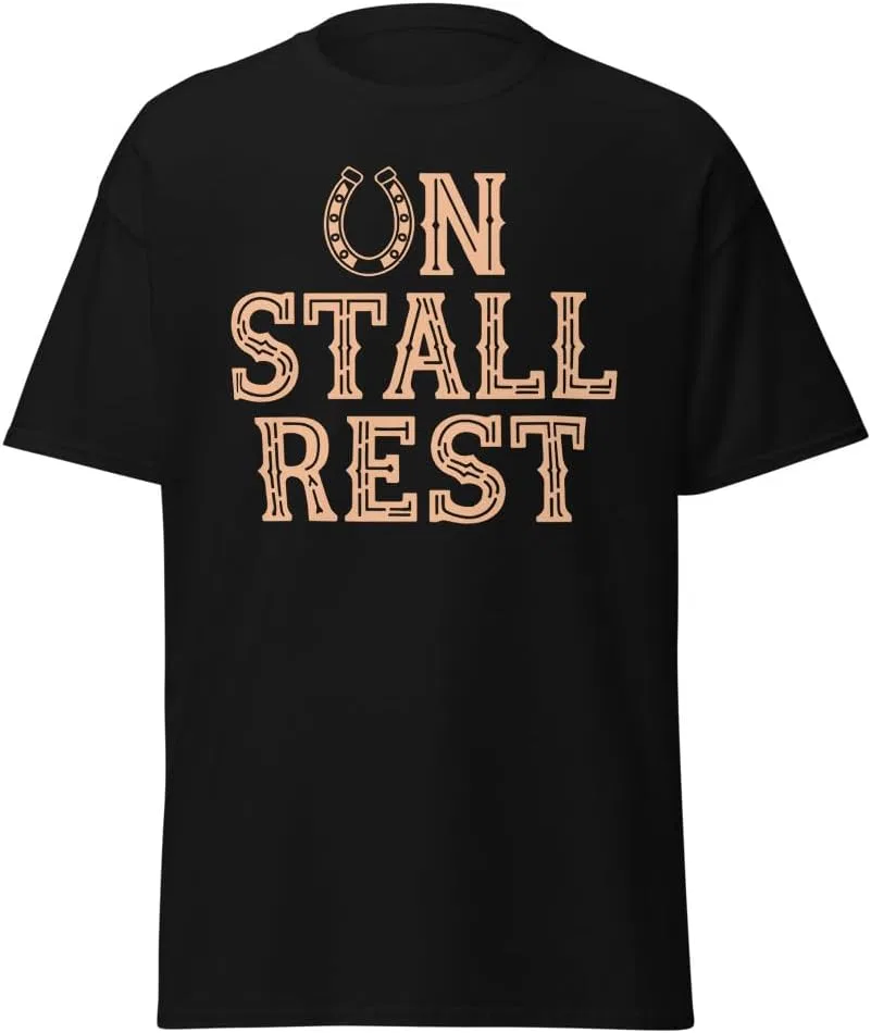 Мужская футболка с принтом On Stall Rest 5000, Black