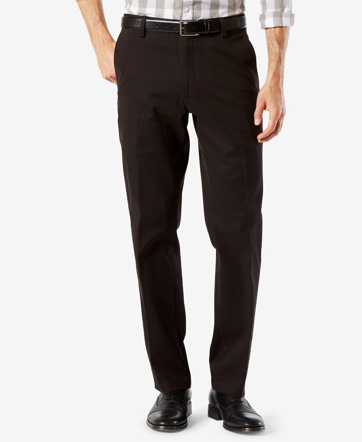 

Мужские эластичные брюки цвета хаки easy straight fit Dockers, черный