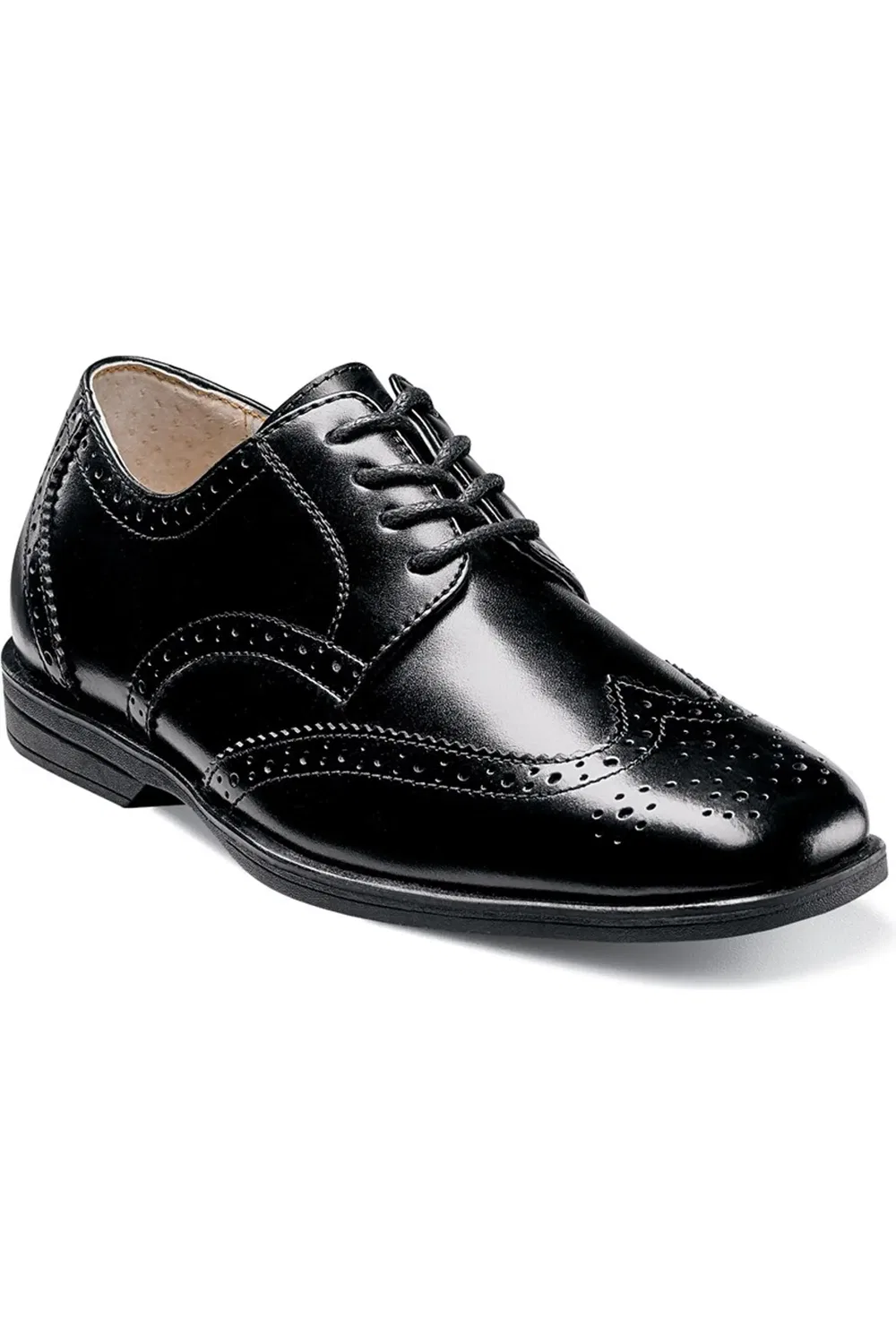 Детские туфли оксфорды с перфорацией Reveal Florsheim, Black Leather