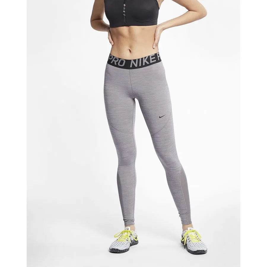 Женские спортивные леггинсы Nike Pro с длинным рукавом, Серый