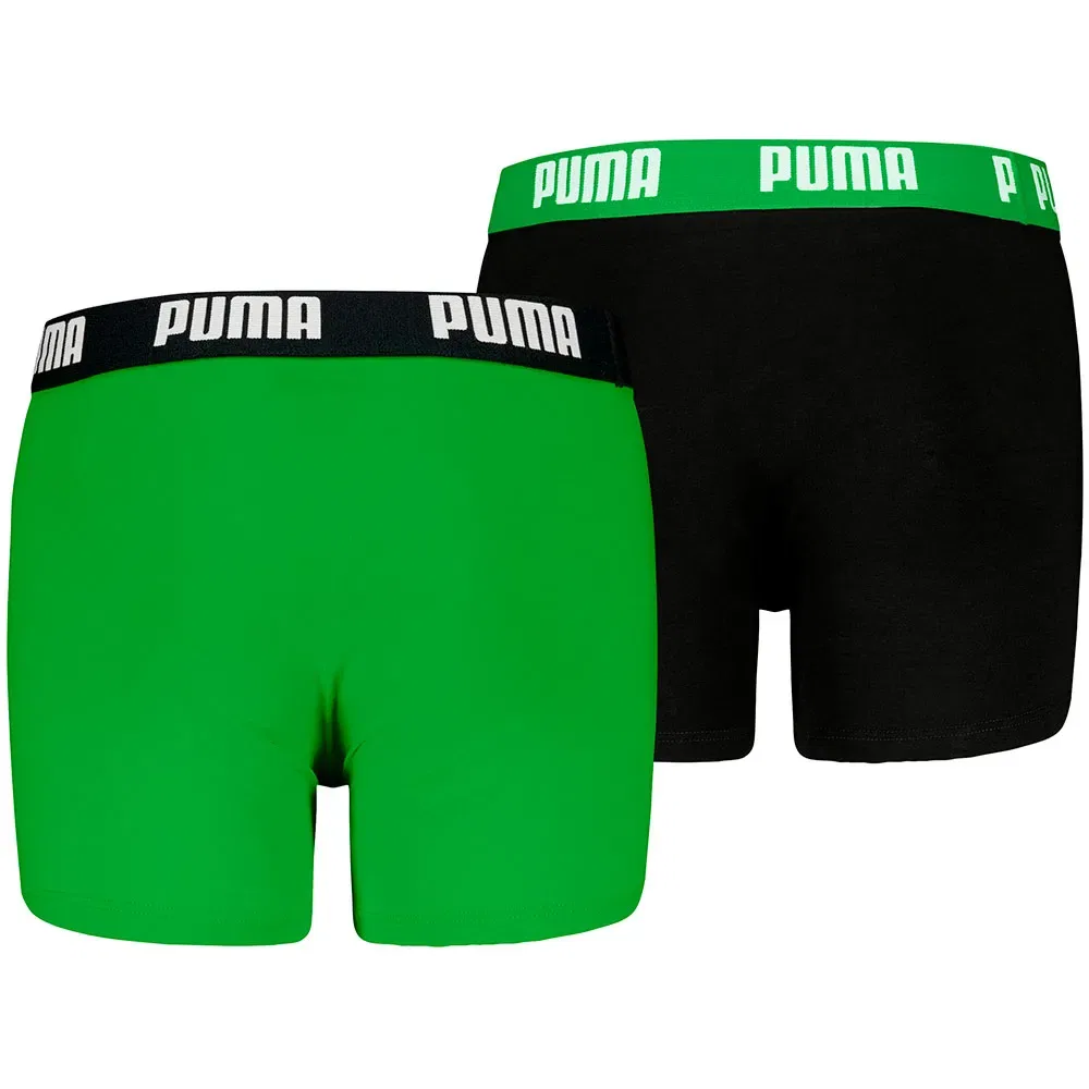 Комплект боксеров Puma Everyday Basic 2 шт, зеленый — фото 2