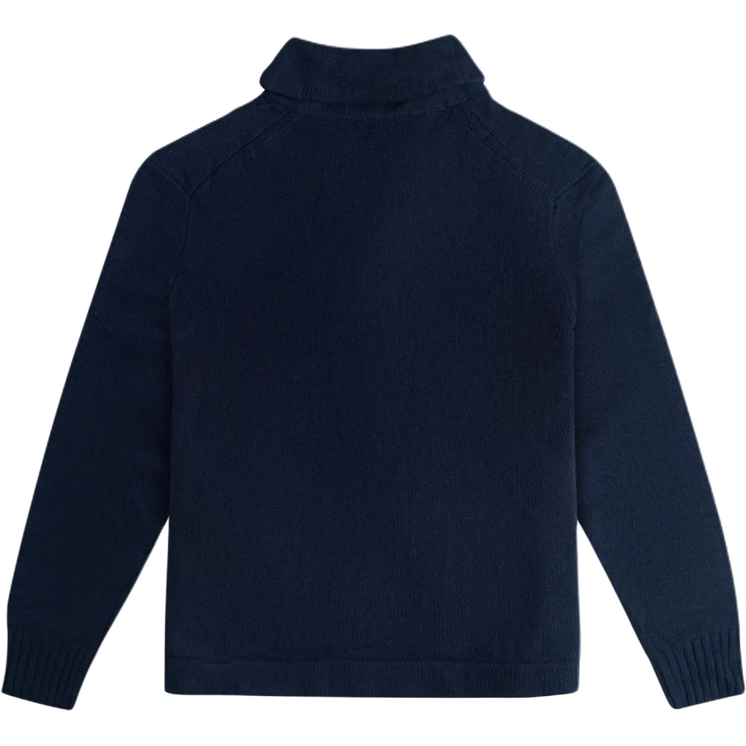 Мужской свитер с воротником Polo Ralph Lauren, Marine Blue — фото 3