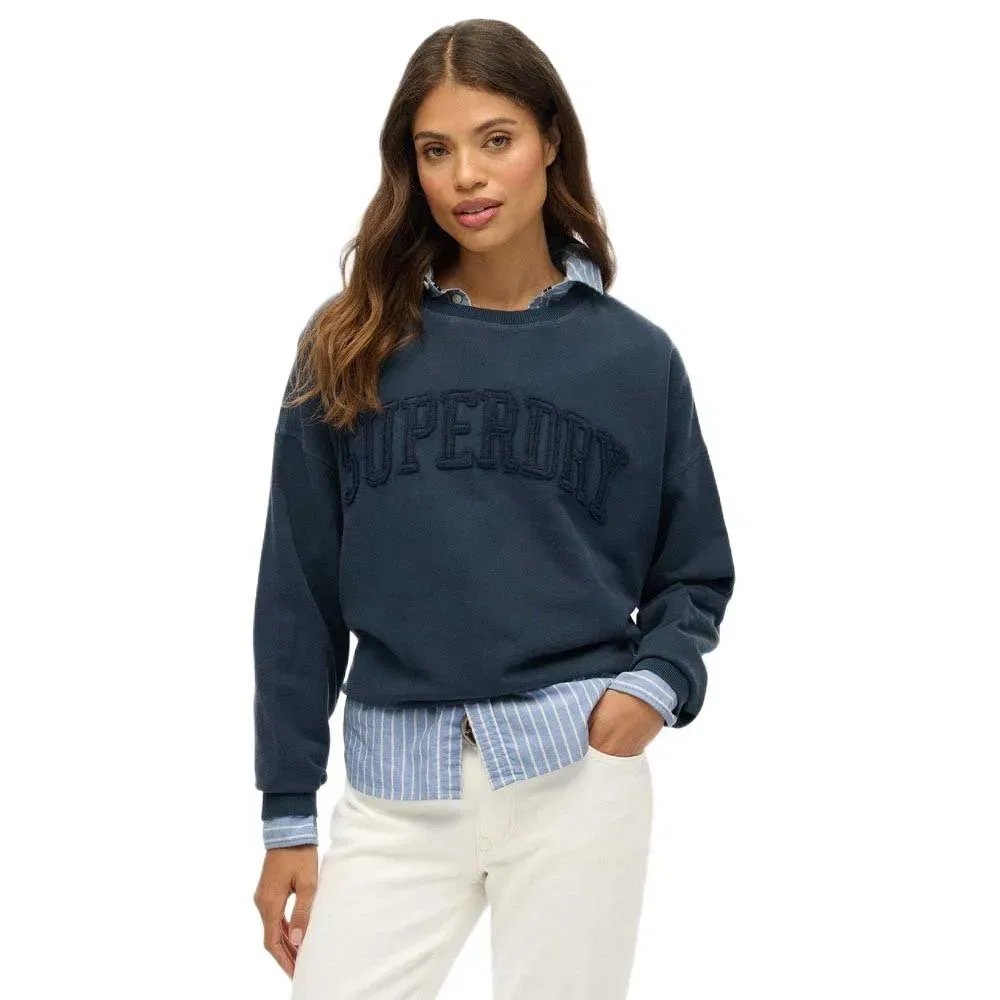 Свитшот Athletic Tonal Applique Superdry, синий