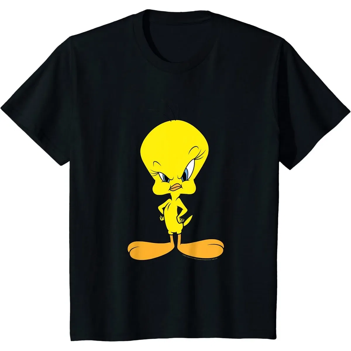 Футболка с принтом Angry Tweety Looney Tunes, Black — фото 2