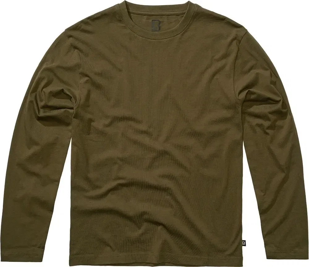 Мужской лонгслив Premium Longsleeve Shirt Brandit, Green