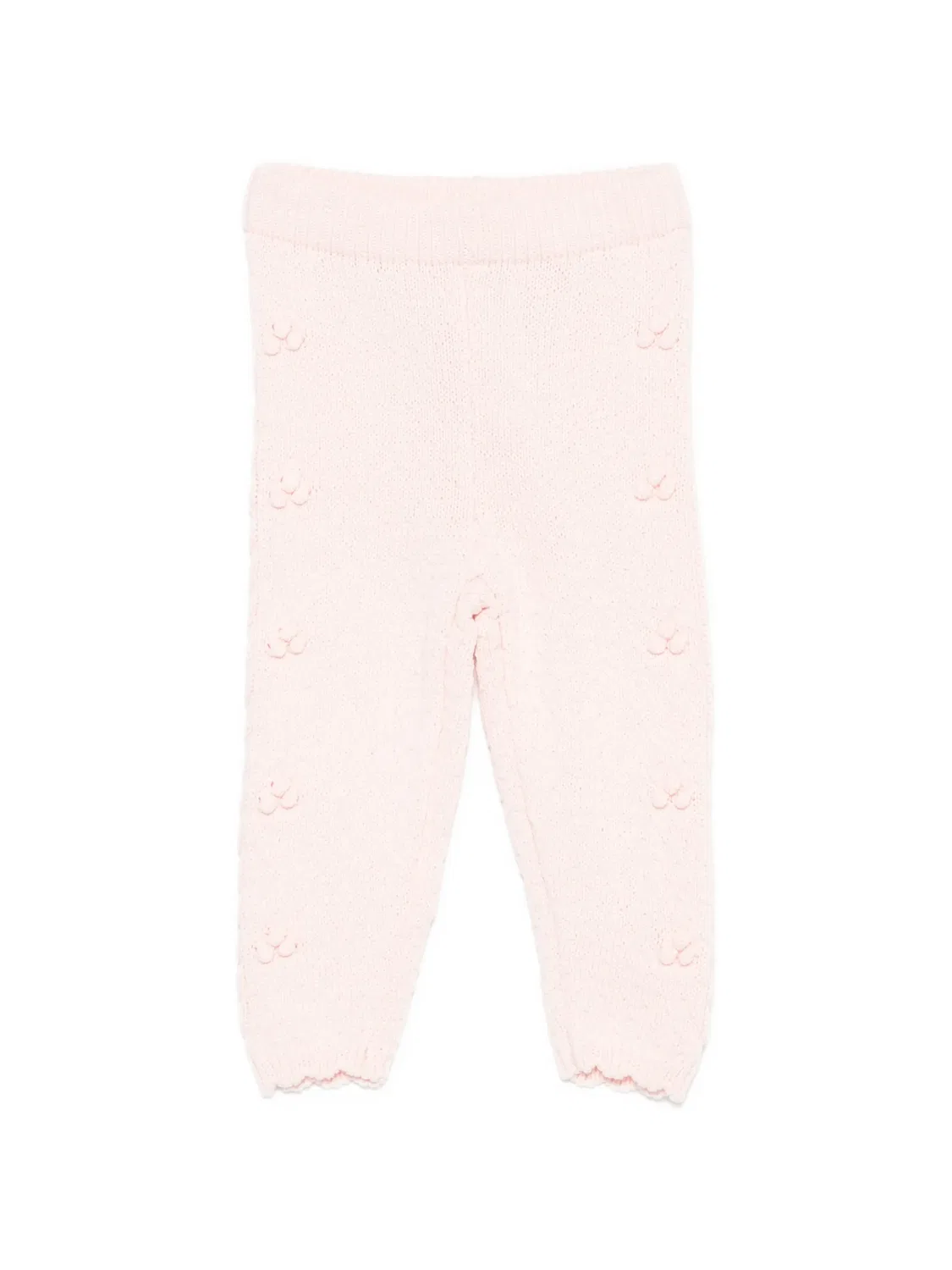 Леггинсы фактурной вязки Louise Misha Kids, розовый