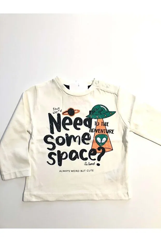 Детская футболка с длинным рукавом Ce9144 Adventure Tshirt Pd Kids, Ecru
