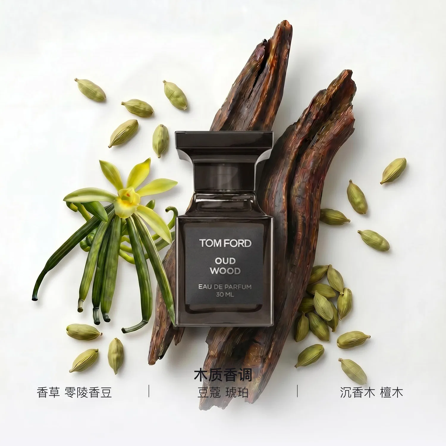 Парфюмерная вода Woody Tones 30ml TOM FORD, Black — фото 2