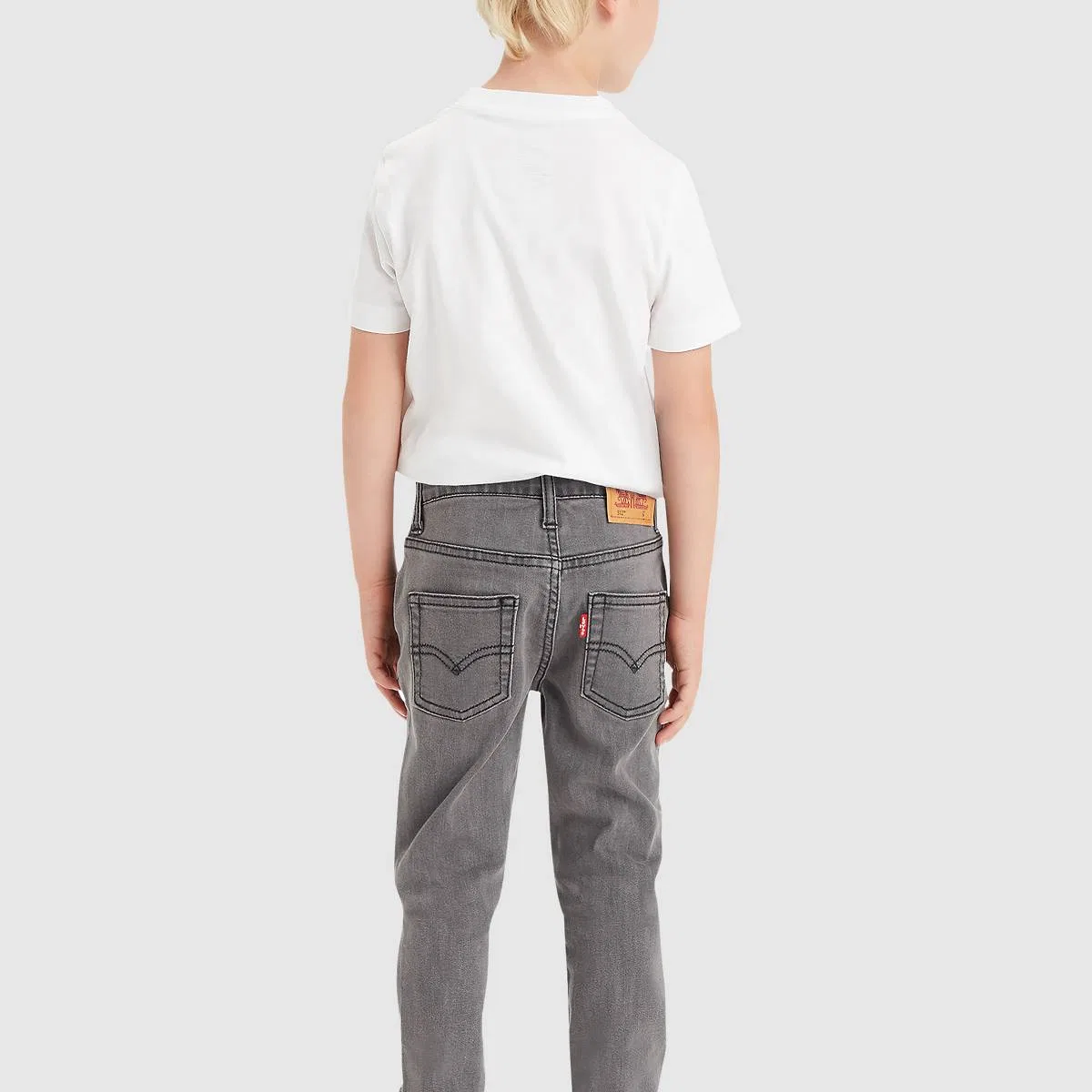 Джинсы 512 зауженного кроя для мальчиков 4-7 лет Levi's, My Way - Dark Wash — фото 2
