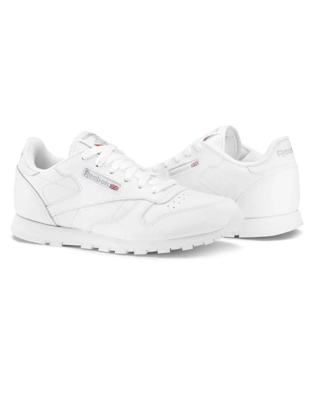 Детские кроссовки с кожаным верхом Classic Leather Reebok, Weiss — фото 2