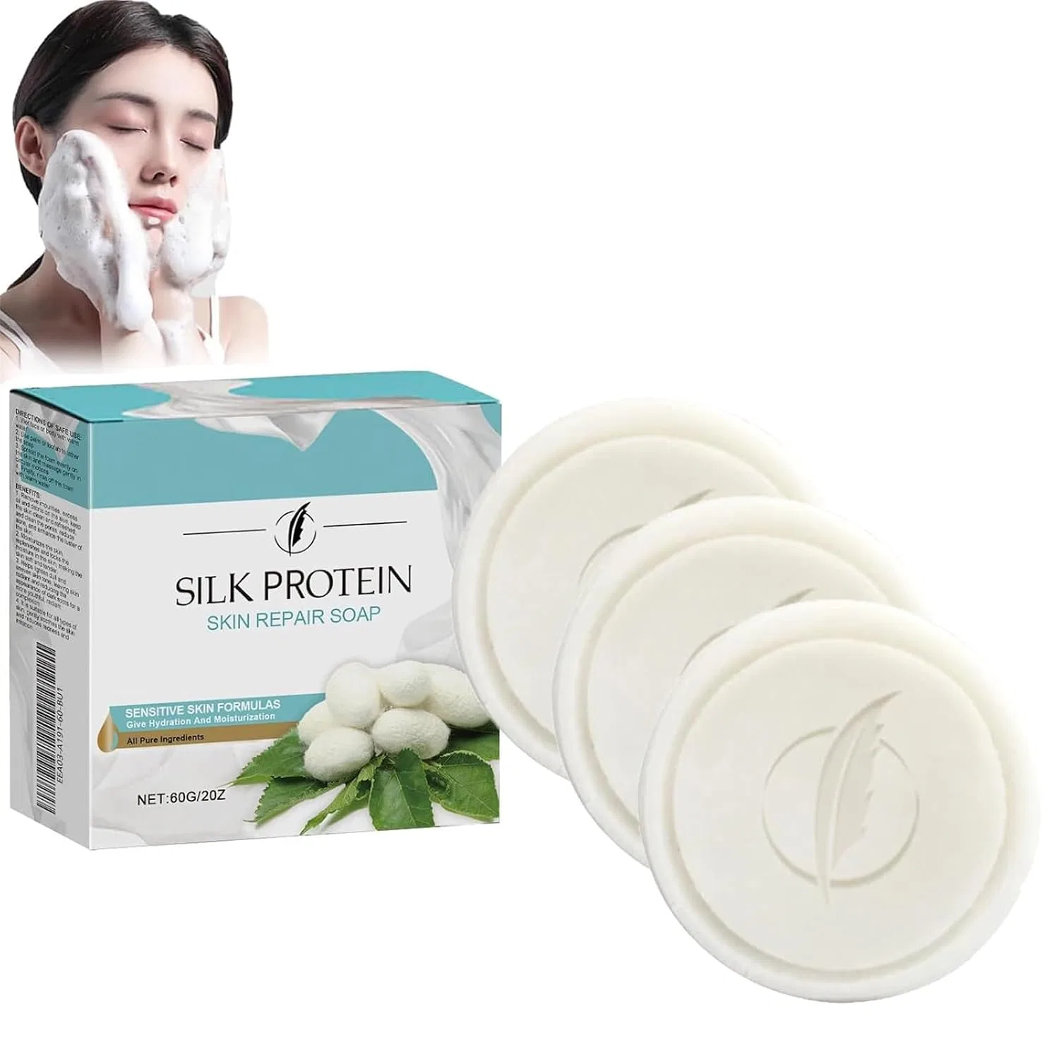 Мыло для восстановления кожи Brightening Repair Soap, POLGDW, 1 шт