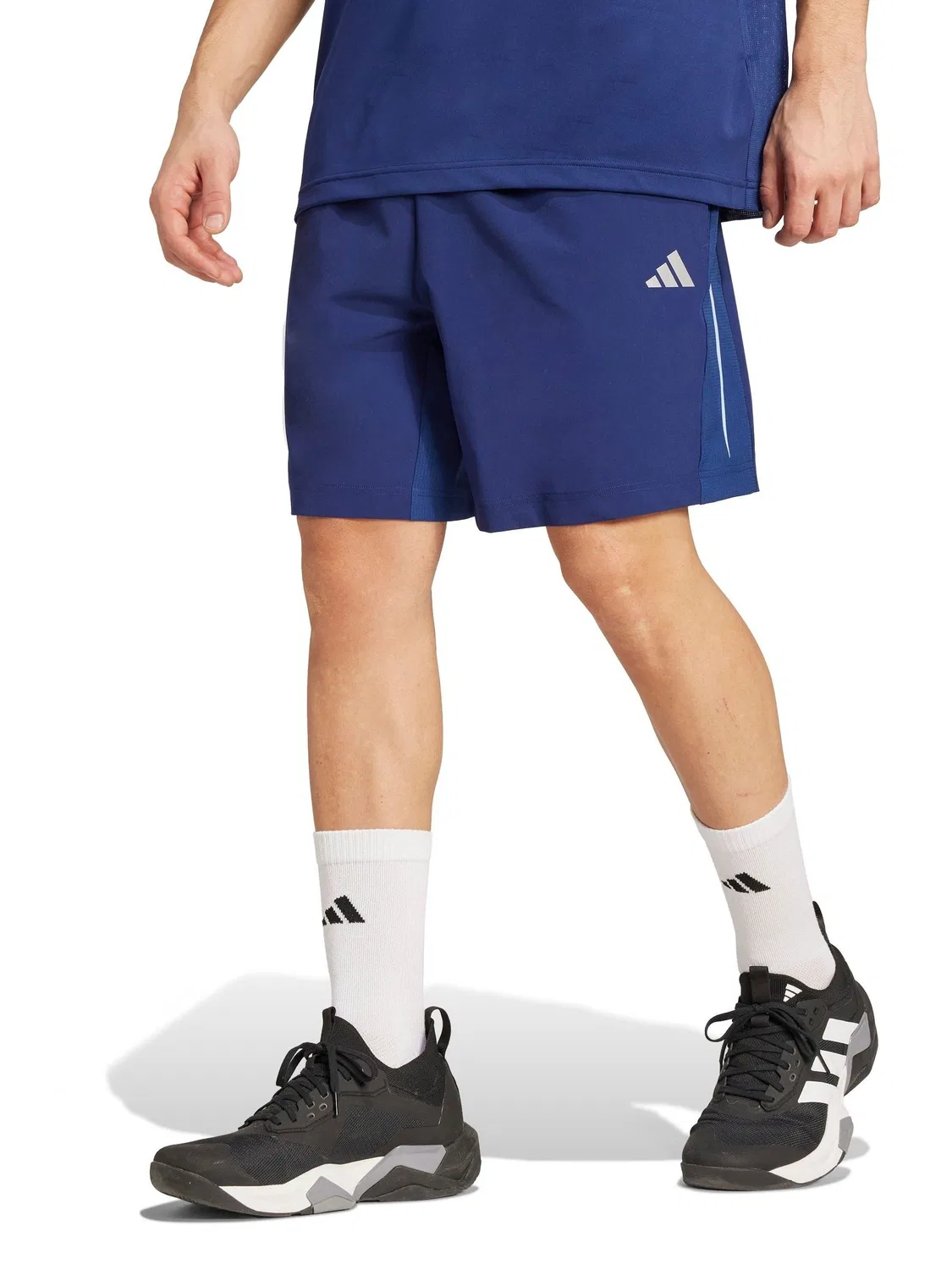 Шорты тренировочные Tech Apparel adidas, синие