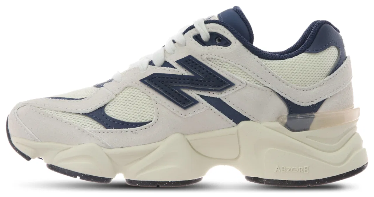 Кроссовки для мальчиков 9060 New Balance, белый/темно-синий — фото 2