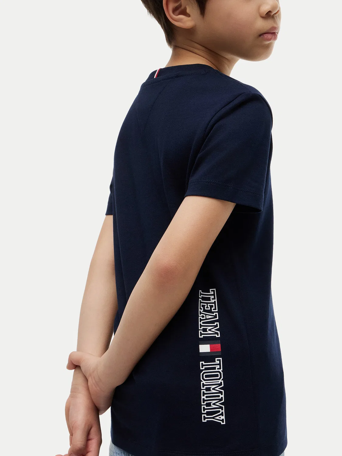 Футболка стандартного кроя для мальчика Team Graphic Tommy Hilfiger, темно-синий — фото 4