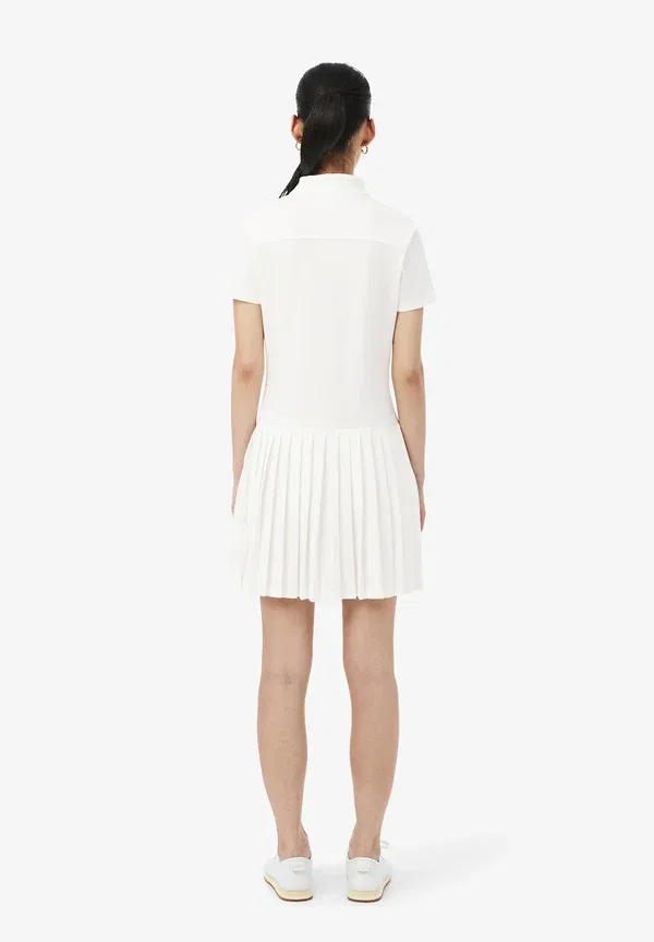 Платье Lacoste трикотажное приталенное однотонное — фото 3
