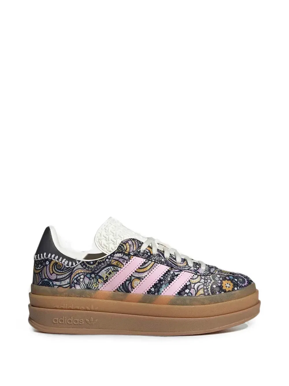 Кроссовки Gazelle с принтом пейсли Adidas Kids, синий — фото 2
