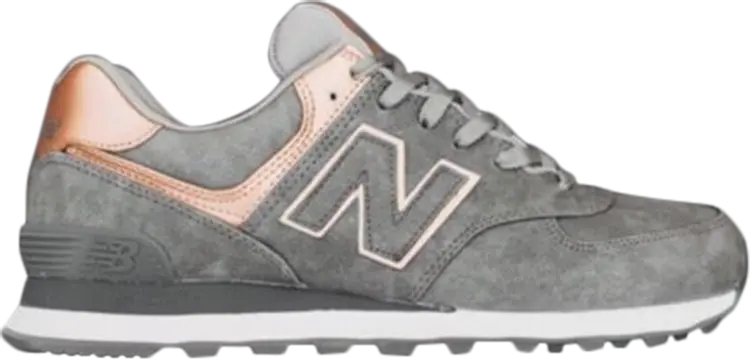 

Кроссовки New Balance Wmns 574 'Precious Metals Pack', серебряный, Серый, Кроссовки New Balance Wmns 574 'Precious Metals Pack', серебряный