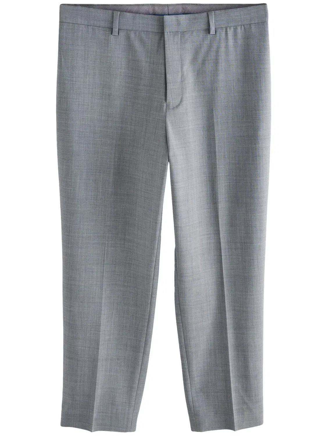 Брюки Next Slim fit со складками спереди, серого цвета