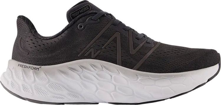 

Кроссовки New Balance Fresh Foam X More v4 'Black Phantom', черный, Черный;серый, Кроссовки New Balance Fresh Foam X More v4 'Black Phantom', черный