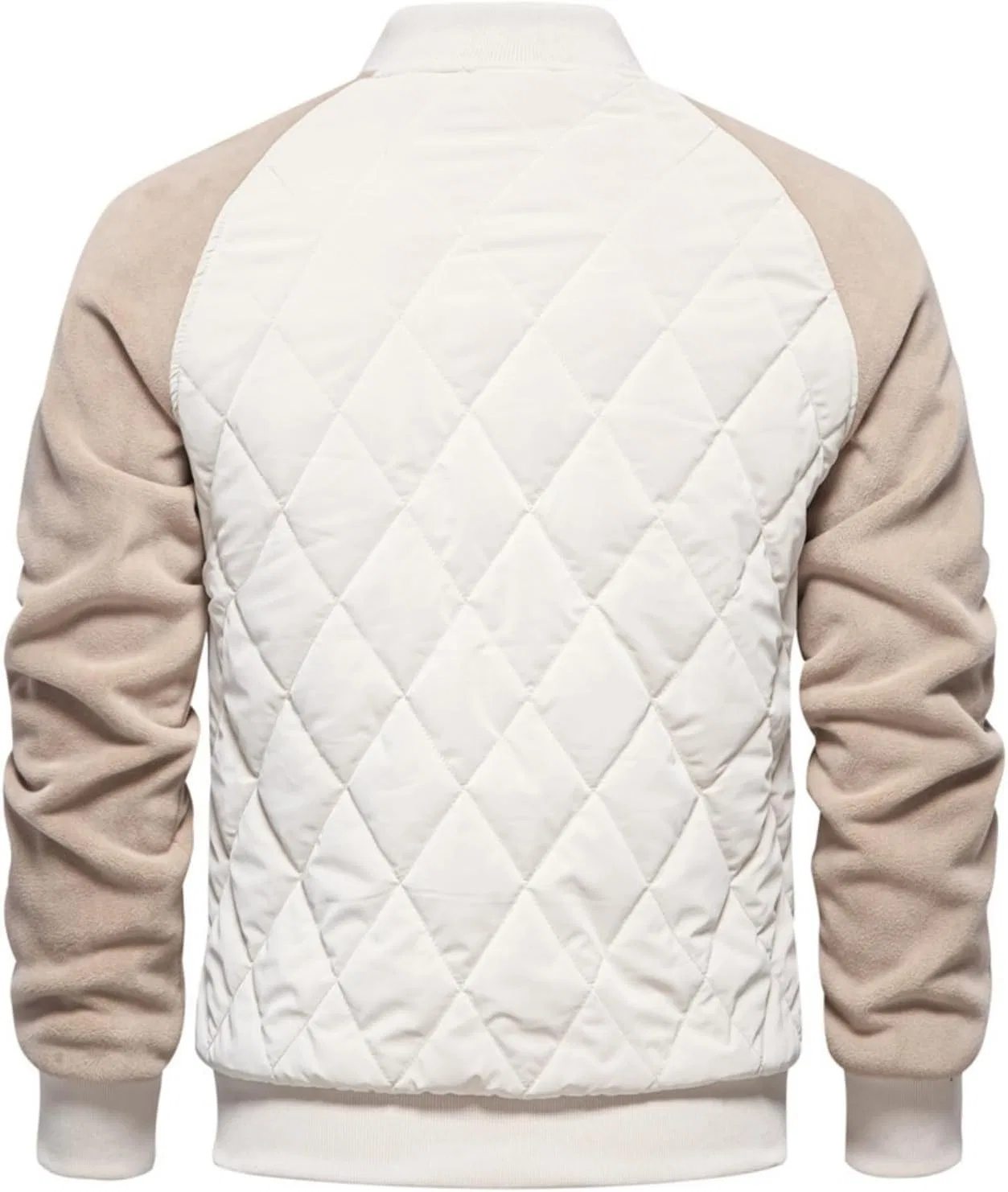 Мужская куртка-бомбер с принтом, Varsity Jackets, чёрный — фото 4