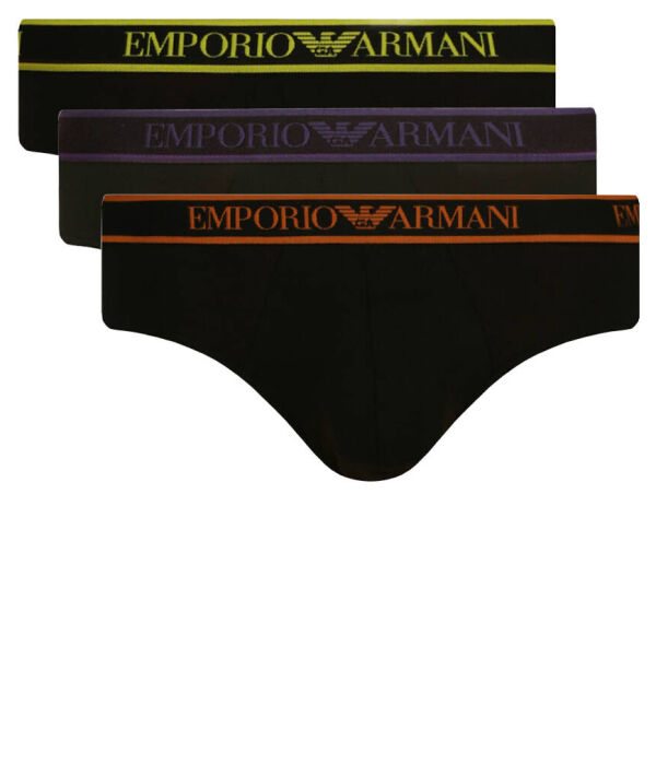 

Трусы мужские Emporio Armani брифы 3 шт, черный