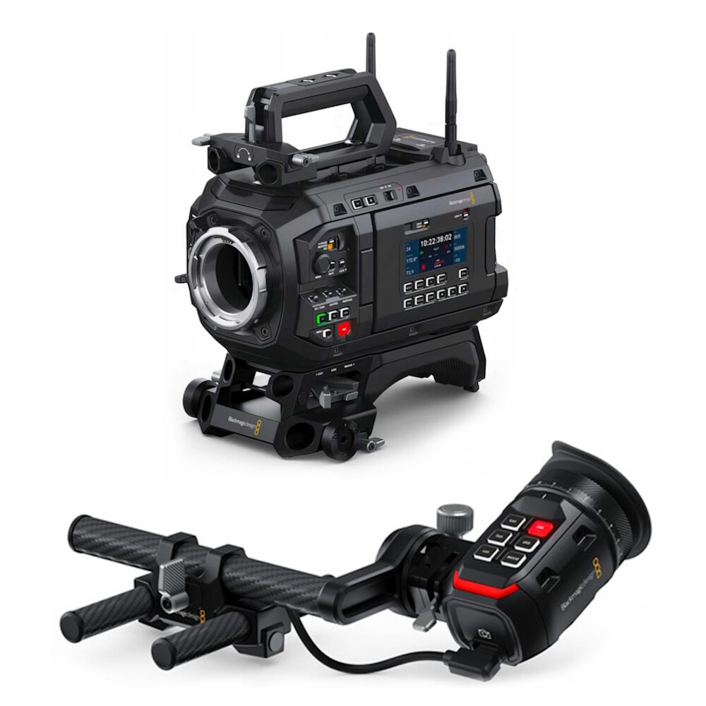 

Цифровая видеокамера Blackmagic Design URSA Cine 12K с комплектом EVF видоискателя, черный