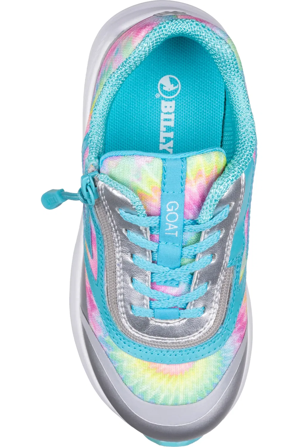 Детские кроссовки на молнии Billy Goat BILLY Footwear, Rainbow Tie Dye — фото 4