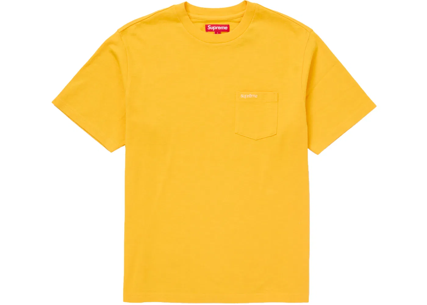 Мужская футболка с коротким рукавом Supreme Tee (FW24), Yellow