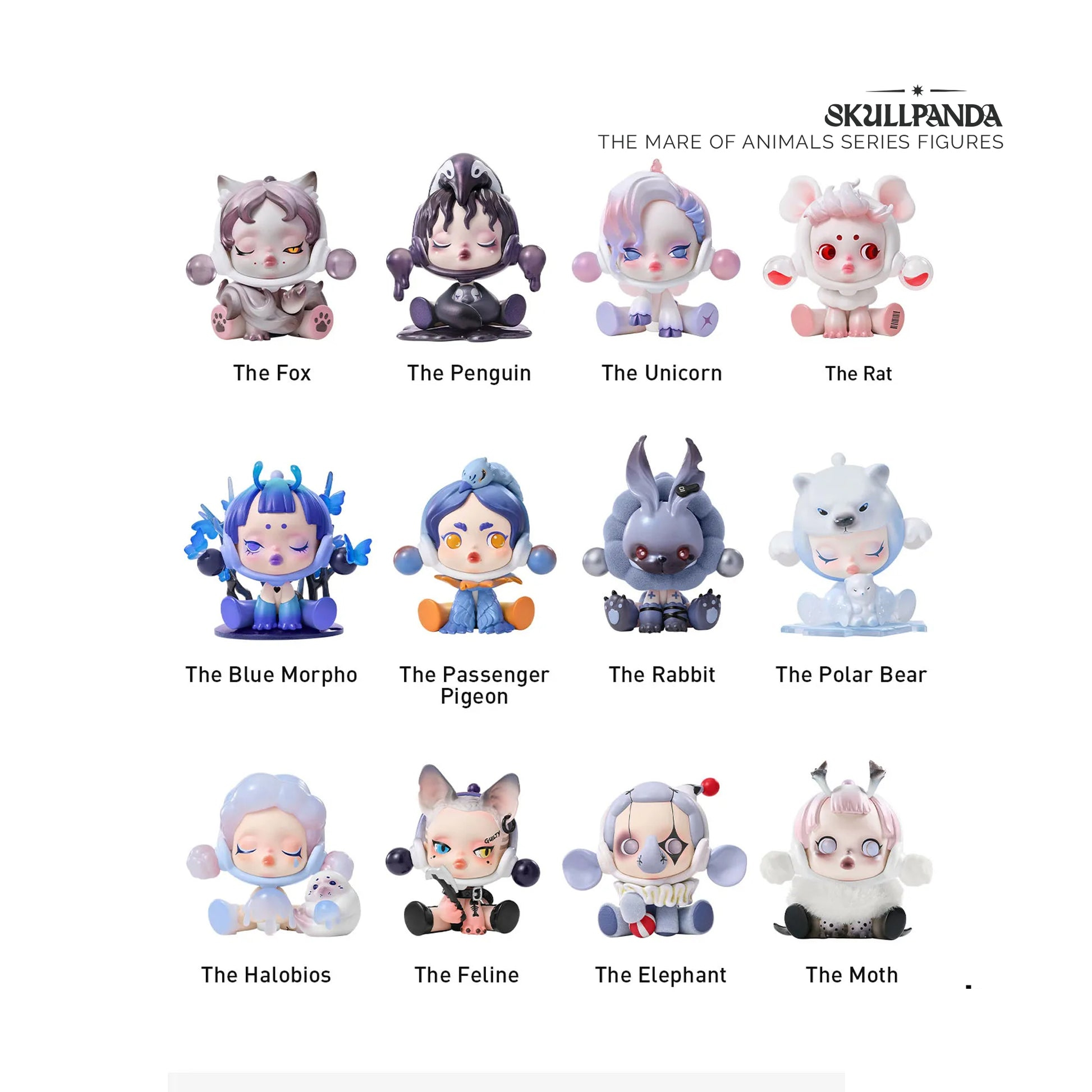 Фигурка Pop Mart Skullpanda The Mare of Animals Series, The