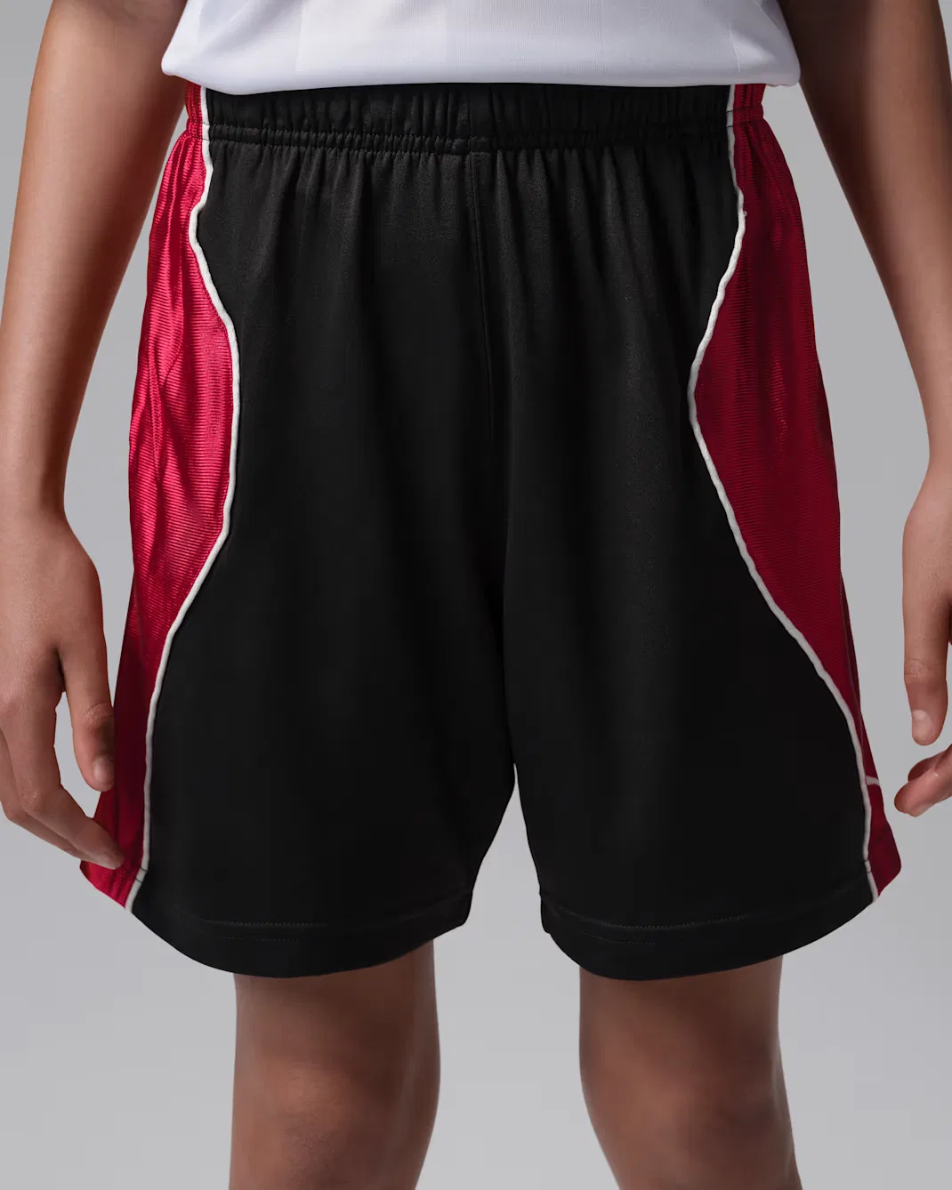 Детские шорты Dri-FIT Y2K Jordan Sport, Black/Gym Red — фото 2